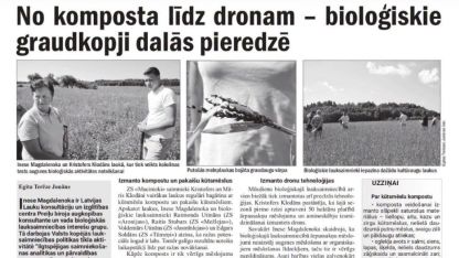 Attēls rakstam: Vietējā Latgales Avīze: Bioloģiskie graudkopji dalās pieredzē