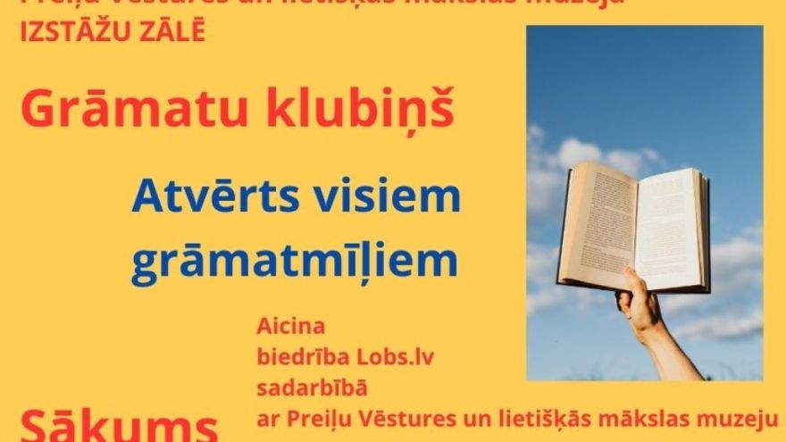 Attēls rakstam: Atnāc uz Grāmatu klubiņu!