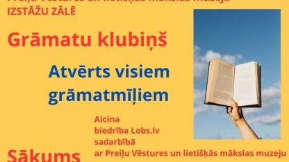 Attēls rakstam: Atnāc uz Grāmatu klubiņu!