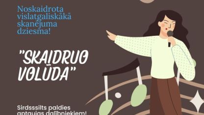 Attēls rakstam: Vislatgaliskākā skanējuma dziesma ir "Skaidruo volūda"