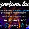 Attēls rakstam: Evijas Jagžas meistarklase "Gleznošana tumsā"