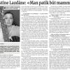 Attēls rakstam: Vietējā Latgales Avīze: Kristīnei Lazdānei patīk būt mammai