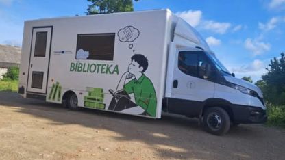 Attēls rakstam: Pasvales bibliotēka Lietuvā brauc pie lasītājiem