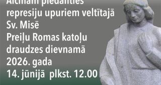 Attēls rakstam: Represiju upuru atceres dievkalpojums Preiļos