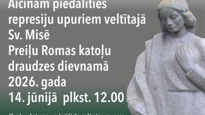 Attēls rakstam: Represiju upuru atceres dievkalpojums Preiļos