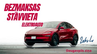 Attēls rakstam: Daugavpilī elektromobiļu īpašniekiem nav jāmaksā par stāvvietām