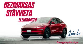 Attēls rakstam: Daugavpilī elektromobiļu īpašniekiem nav jāmaksā par stāvvietām