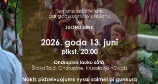 Attēls rakstam: Saimis tradiceju škola: ...ap Juoņu dīnu