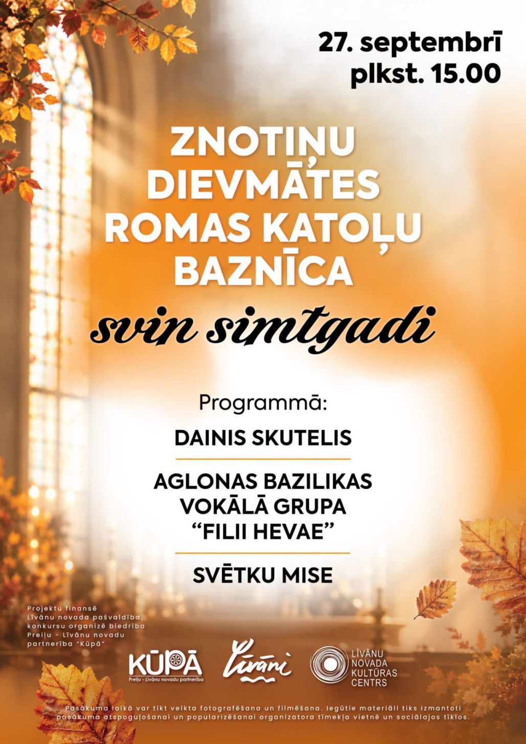 Znotiņu katoļu dievnama simtgades svinības