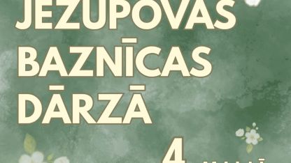 Attēls rakstam: Uzpošam Jezupovas baznīcas dārzu!
