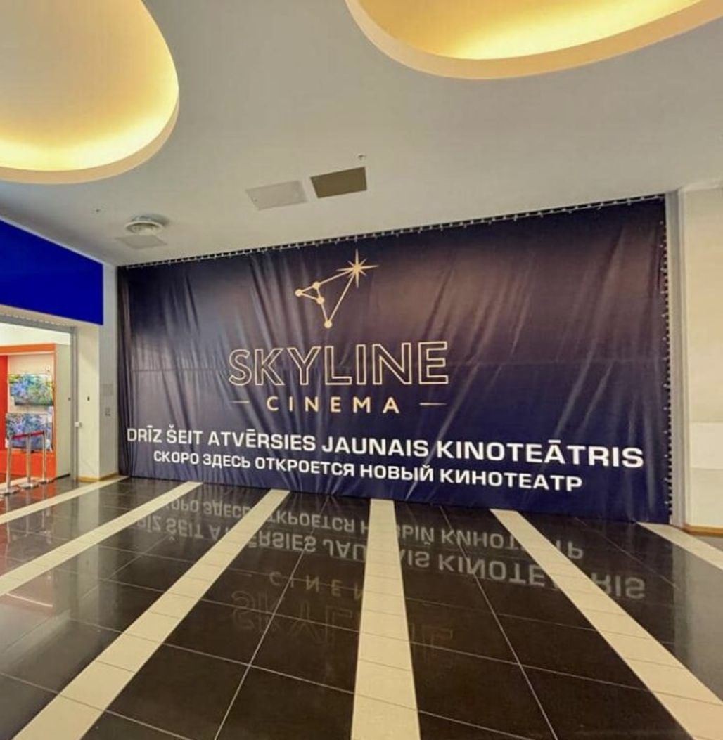 Daugavpilī top jauns kinoteātris “Slyline Cinema”