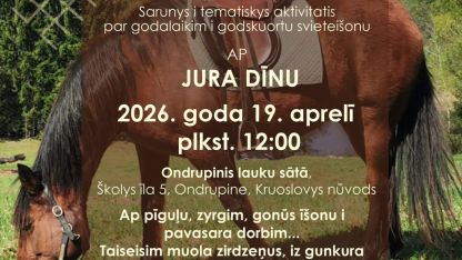 Attēls rakstam: Saimis tradiceju škola: Jura dīnys sarunys